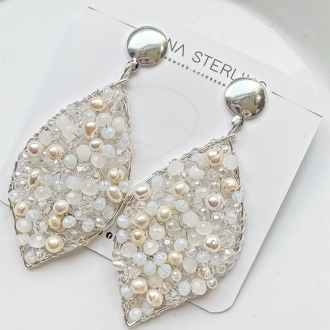 Aros perla celestial