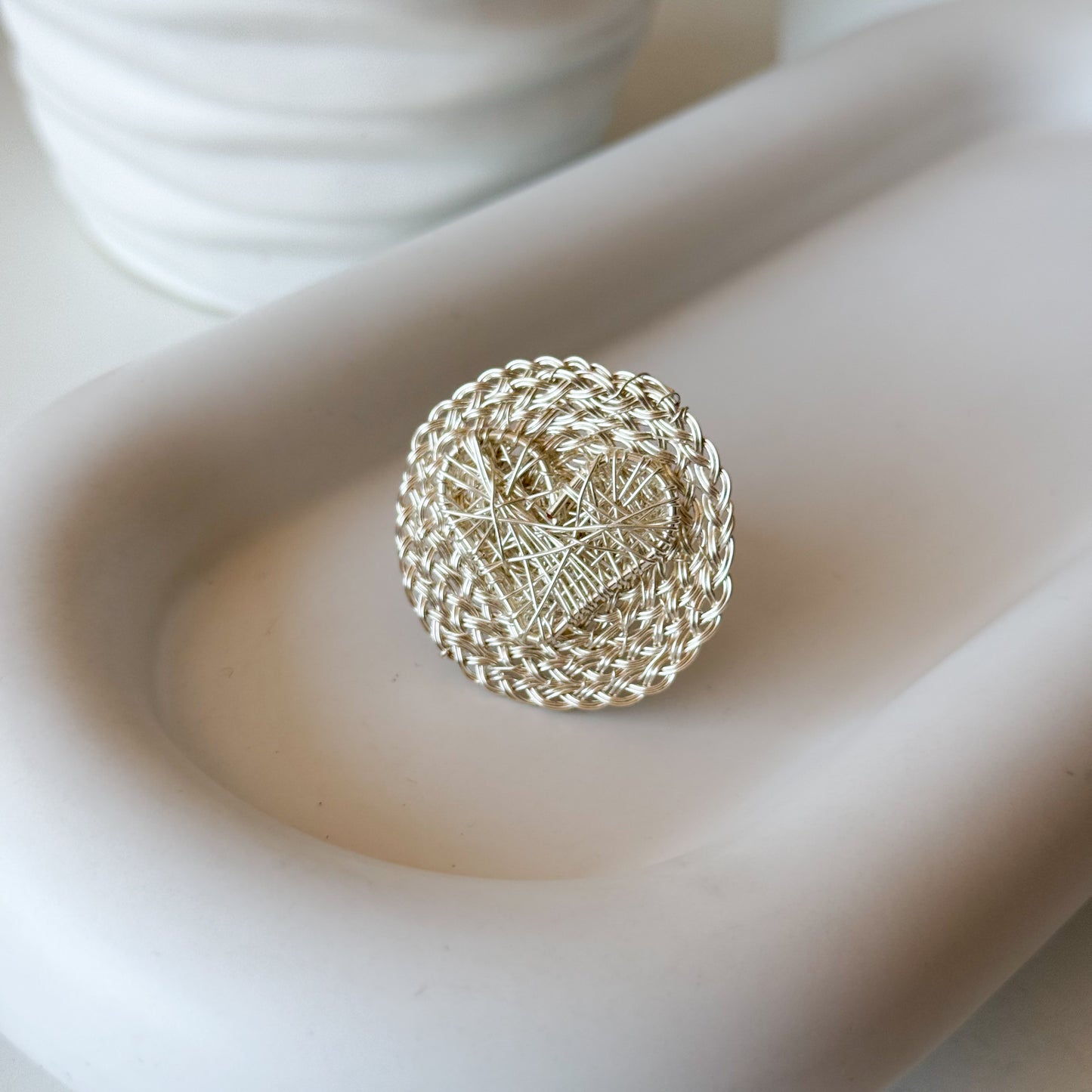 Anillo heart silver