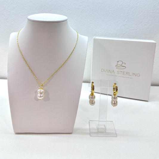 Cadena perla solitario