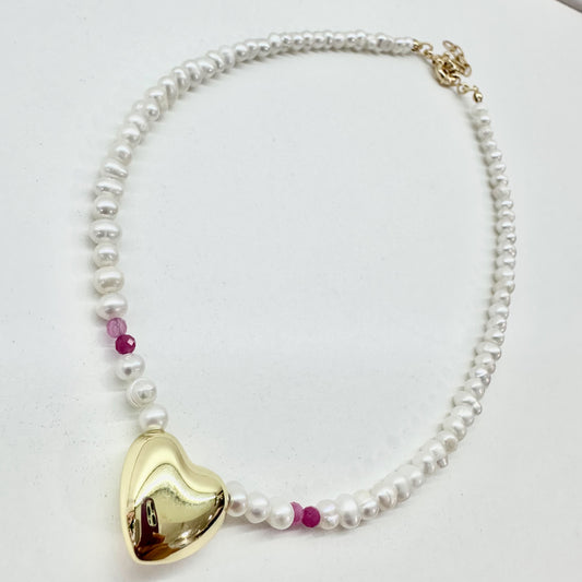 Collar princess pearl