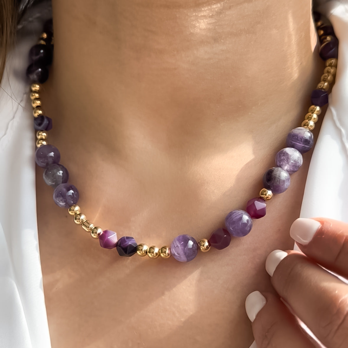 Collar amatista