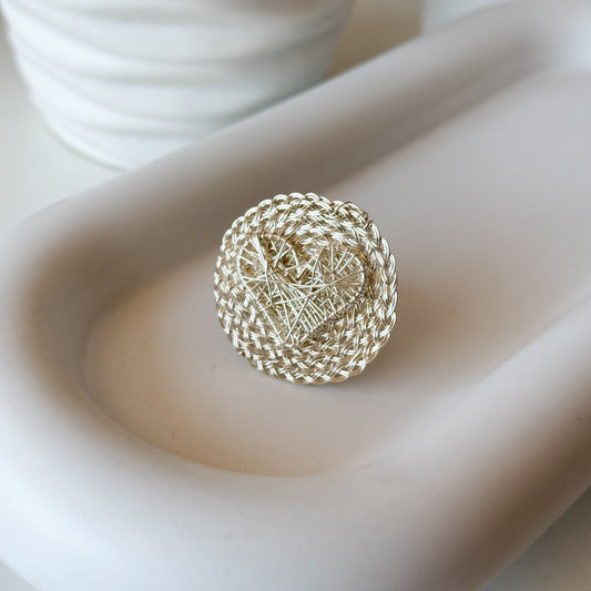 Anillo heart silver