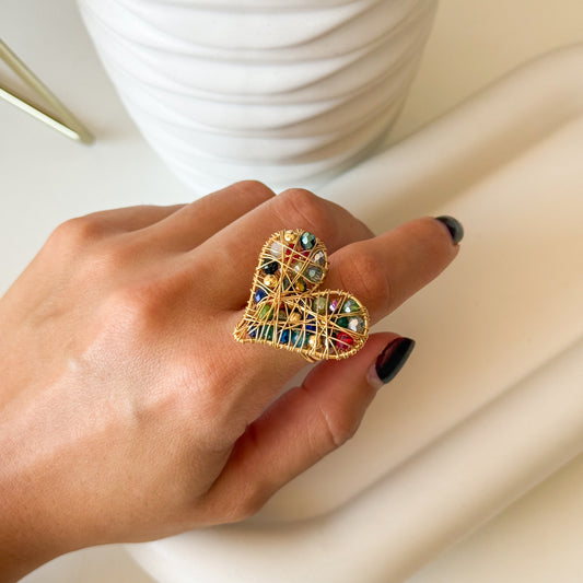 Anillo love multicolor