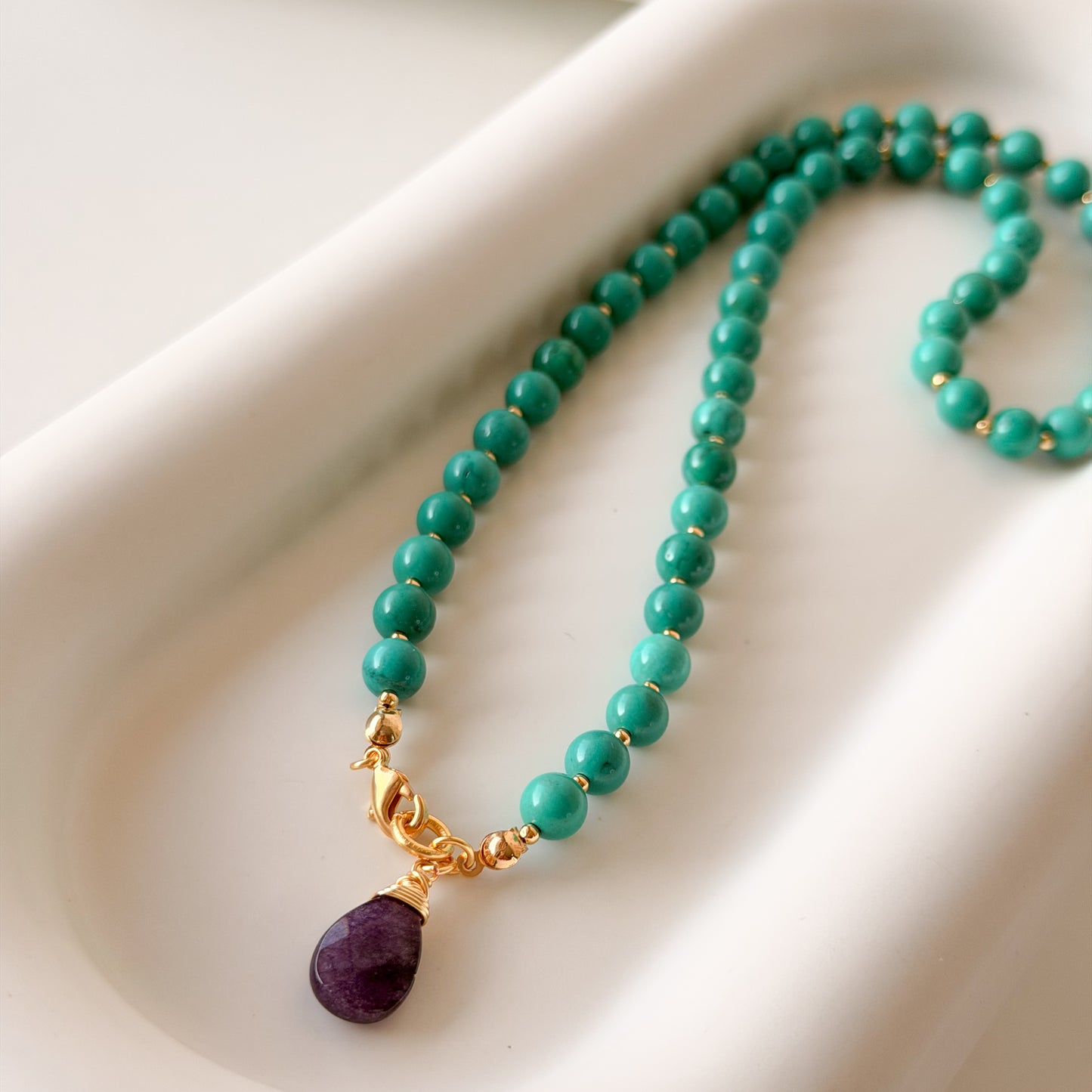 Collar turchese