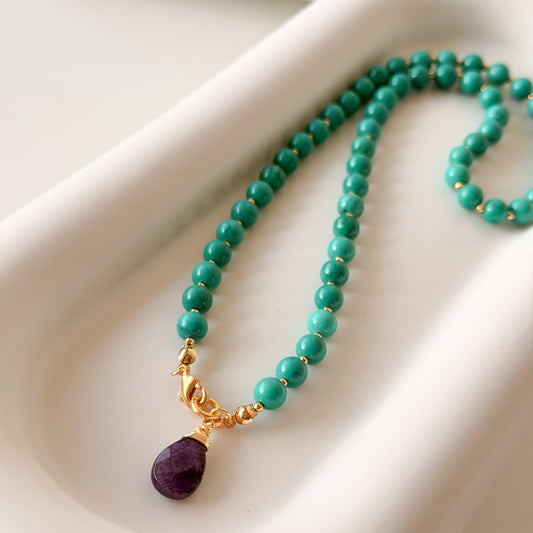 Collar turchese