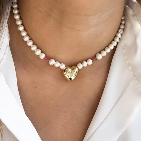 Collar princess pearl