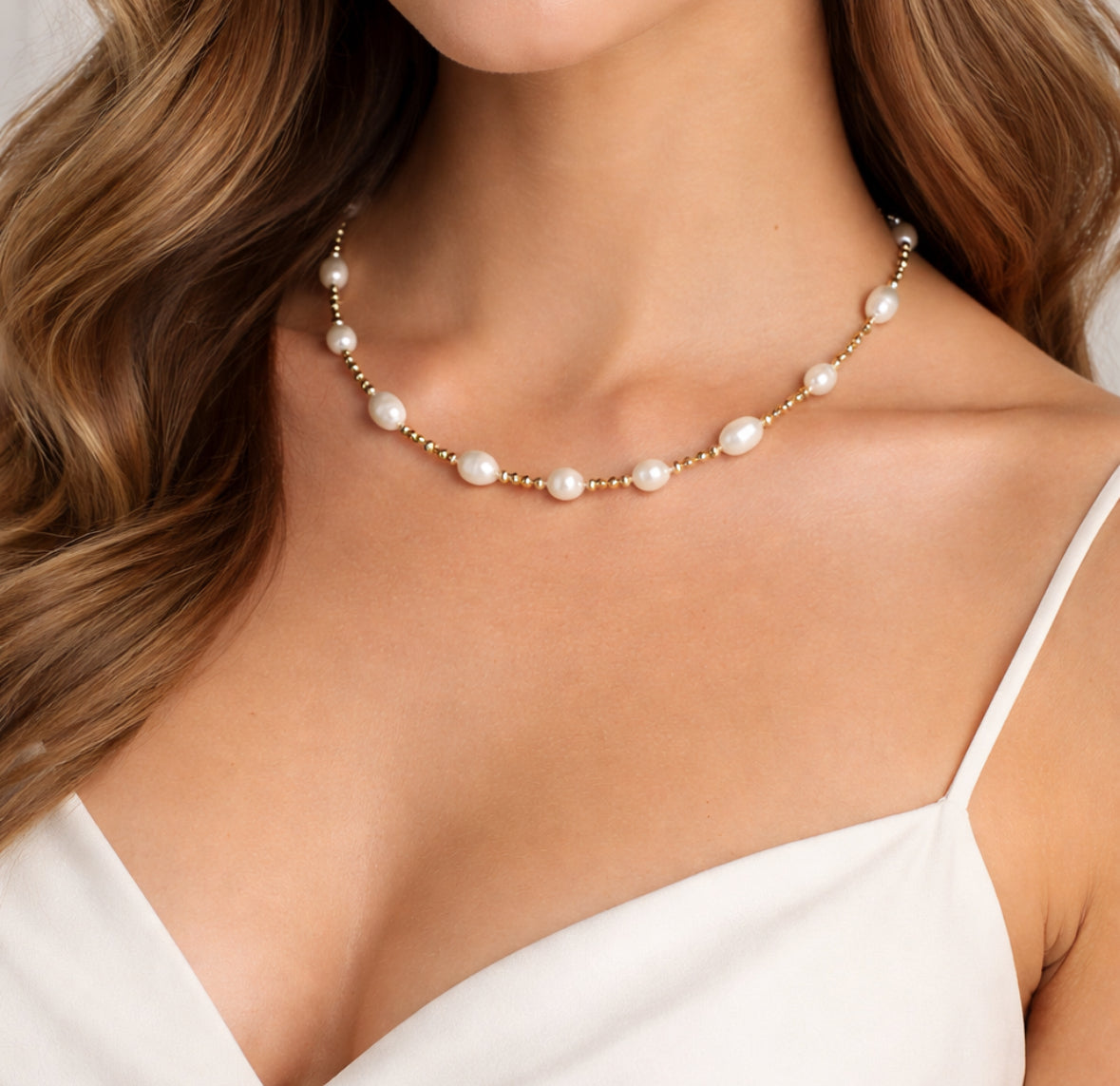 Collar marie perlado