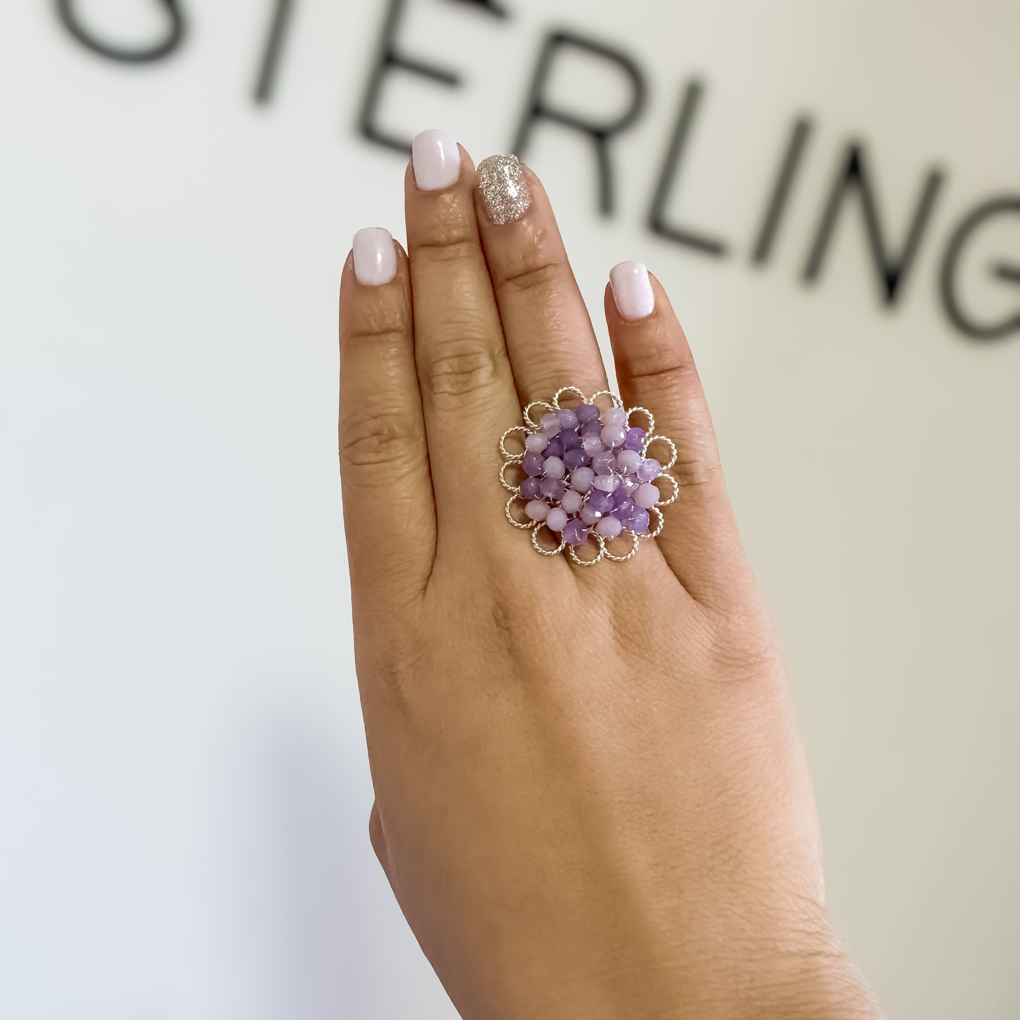 Anillo manuella lila