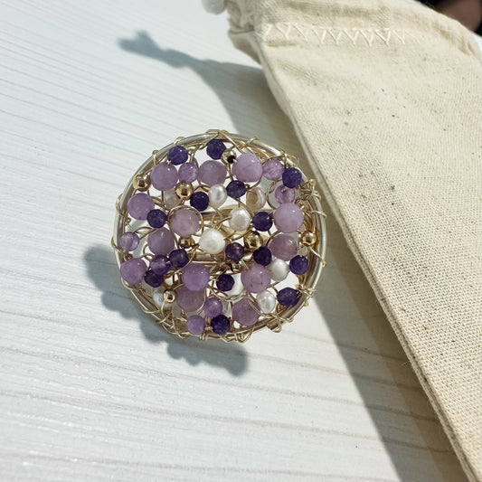 Anillo vicky lila