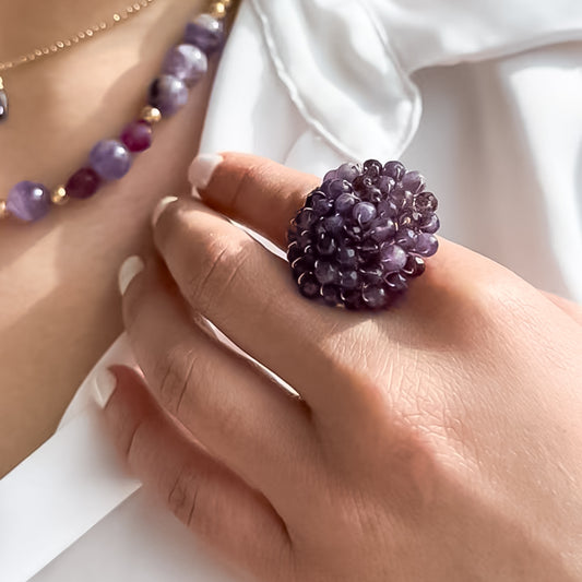 Anillo Amatiste circles